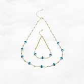 The Nine Turquoise Choker Necklace Set